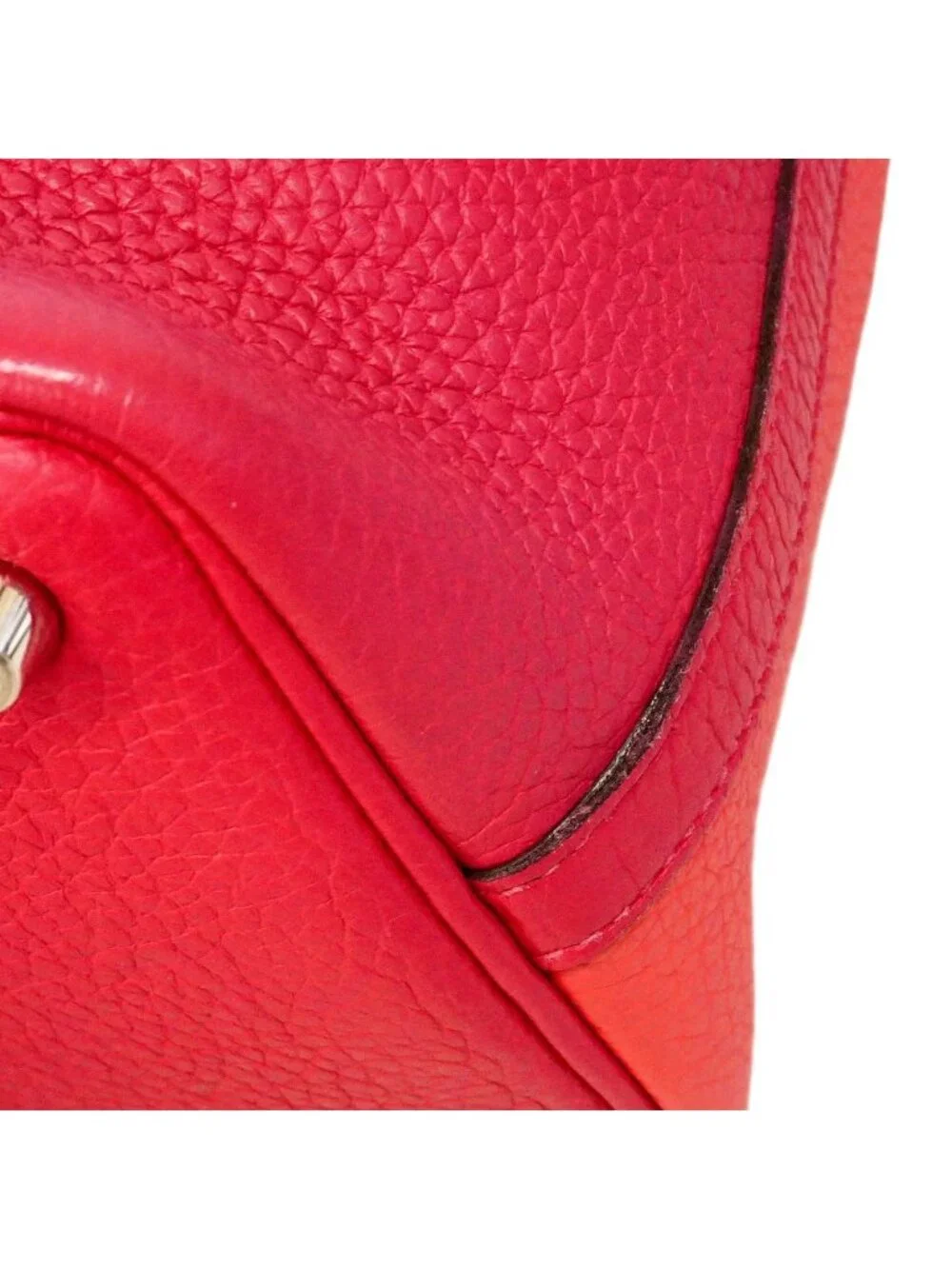 Hermes Handbag Picotin Lock PM Casaque Taurillon Clemence Rose Mexico Rouge